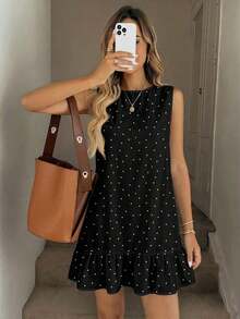 Vestido mini estampado para mujer, adecuado para primavera y verano - Multicolor 6 - Ver 7