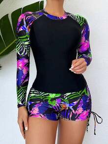 Swim SPRTY Camiseta de tirantes finos y conjunto de bikini para mujer Springbreak - Multicolor - Ver 1
