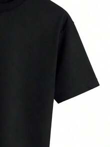 Printed T-Shirt "White Spider In Scarlet Web" With Striking Design For Urban And Alternative Style - Pure-Cotton - 黑色1 - 查看 5