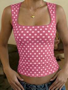 Blusa de uso diario versátil y casual con lunares para mujer - Multicolor 12 - Ver 1