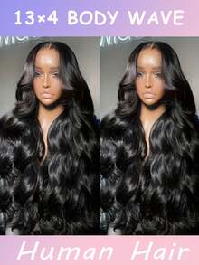 [Body Wave]Length 18-34 Inch 13x4 Lace Front Wigs Human Hair Pre Plucked 200% Density Body Wave Lace Front Wigs,Black Color Wig For Woman,Beautiful Mother's Day Gifts Wig,Long Human Hair Lace Front Wigs Suit For Weddings, Appointments - SNatural - View 1