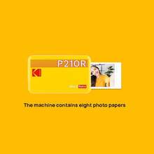 Kodak Printer Foto Ponsel Retro P210R Mini2 (Model Laminasi 2 Inci) – Pencetakan Definisi Tinggi Langsung Bluetooth, Laminasi Otomatis, Tahan Air & Anti Sidik Jari, Desain Portabel Retro + Penggantian Kertas Foto Terintegrasi - MultiWarna - View 9