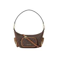 Michael Kors Merritt 女士单肩斜挎包 35R6G0WC1B 棕色 - 棕色35R6G0WC1B BROWN - 查看 1