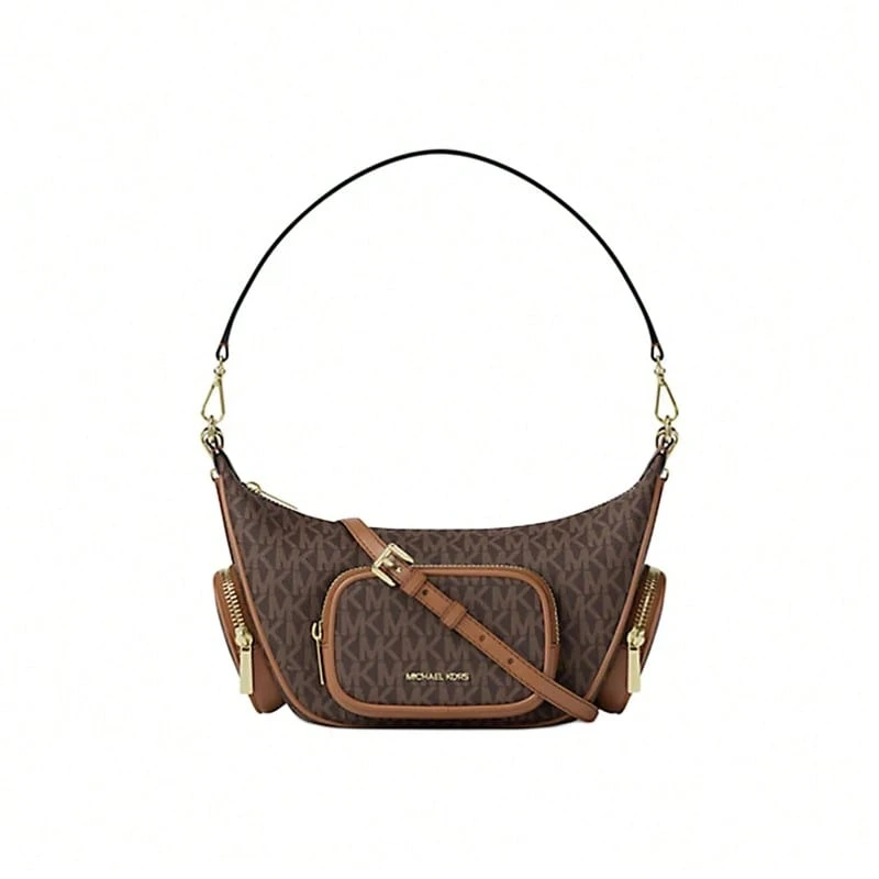 Michael Kors Merritt 女士单肩斜挎包 35R6G0WC1B 棕色 - 棕色35R6G0WC1B BROWN - 查看 1