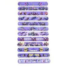Spin Master 1set/12pcs Gaming Wristband With Loops, Featuring 12 Different Wristbands With Iconic Character And Weapon Patterns, Durable PVC Material, Perfect For Themed Parties, Events, And Gaming Enthusiast Accessories - Multicolor - View 7