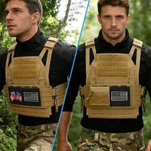 Molle Patch Panel, Tactical Molle Multifunctional Backpack Bottom Convenient Outdoor Name Sticker Felt Molle Patch Board With Additional Base Morale Patch Bottom Tactical Vest Functional Base Tactical Backpack Accessory - Multicolor - View 7