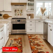 1pc Squirrel Pattern Printed Linen Kitchen Rug, Doormat, Bath Mat, Hallway Mat, 3D Printed Rectangle Carpet For Living Room, Bedroom, Corridor, Bathroom, Laundry Room - Polyester Rug For Indoor And Outdoor Home Decor - Multicolor - View 12