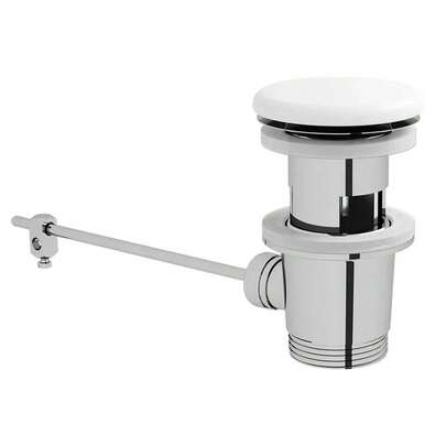 Vitra M-Line Round Ceramic Wash Basin Waste Cover Pop-Up Screw Cap White