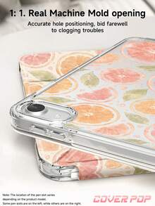 柠檬图案保护套，适用于 iPad 11/10/9/Air 7/11 英寸/Air 5/Kindle Paperwhite 11 英寸，也适用于 Galaxy Tab A9 11 英寸，带笔槽，三折支架，自动唤醒/睡眠功能，是开学季、情人节和节日的理想礼物。 - 彩色 - 查看 5