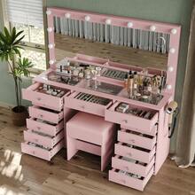 Makeup Organizers & Cabinets - Black - View 11