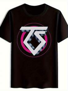 Nueva Colección 2026: Camiseta Gráfica Retro de Banda de Rock para Hombre, Estilo Casual, Alta Calidad, Divertida, Vintage, Anime de Principios de los 2000 - Negra, con Logotipo TS en Negrita, Corte Holgado, Transpirable, Suave, para Uso Diario Masculino. - Negro - Ver 6