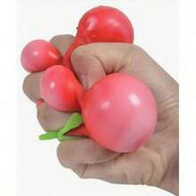 1pc New Strawberry Tart Soft Slow Rising Stress Relief Squishy Toy, Dumpling Cheese Squishy Fidget Toy - A - View 4