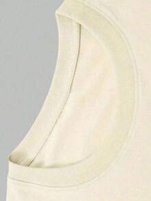 Camiseta Casual de ClassicWo con Estampado de Sardinas de la  de Amalfi, Cuello Redondo, Manga Corta, Corte Regular, Ideal para Vacaciones de Verano, Blanca, Bestseller - Albaricoque - Ver 4