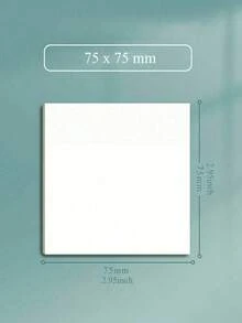 400pcs Transparent Waterproof Memo Pad Notebook Diary Stationery School Office Supplies - one-size - View 8