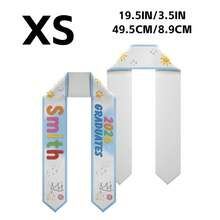 Customizable Graduation Shawls For Children, Graduation Sashes With Personalized Prints Of Names And Years, And Satin Shawls With Cute Paw Prints And Crown Patterns, Suitable For Graduates Of All Ages. - Multicolor - View 15