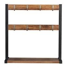 Rustic Wooden Coffee Mug Holder Stand, 2 Tier Countertop Mug Tree Holder Rack - Black - View 11