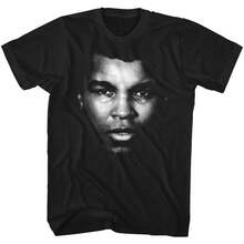 - Ali Portrait - Short Sleeve - Adult - T-Shirt - Negro - Ver 7
