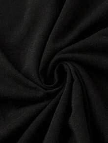 Camiseta de manga corta con estampado de edición limitada 2026, cuello redondo, cómoda, esencial para vacaciones casuales, corte ligeramente holgado, camiseta deportiva casual de talla grande para mujer. - Negro - Ver 4