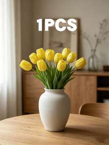 3 cành hoa tulip nhân tạo chất lượng cao, thích hợp cho khách sạn, văn phòng, nhà ở, bó hoa cưới, bàn ăn, trang trí lễ Phục sinh. Do sự khác biệt về ánh sáng và thiết bị chụp ảnh, màu sắc sản phẩm có thể có một số sai lệch. Vui lòng tham khảo sản phẩm thực tế nhận được. - nhiều màu - Xem 14