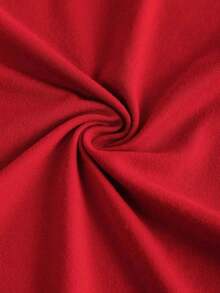 Blusa elegante de mujer con lunares y malla versátil, ideal para vacaciones de verano - Rojo - Ver 8