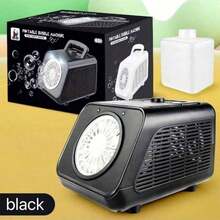 KENOKAY Máquina de burbujas clásica de plástico negro y blanco con 20 varillas giratorias, flujo de burbujas suave y denso, excelente para fiestas interiores/exteriores, relajación, regalo de Navidad, niños, cumpleaños - Multicolor - Ver 15
