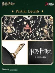 Harry Potter Coin Purse Black Family Zipper Mini Bag Earphone Case Pouch Vintage Key Pouch For Christmas Halloween Birthday Party Gift - Multicolor - View 9