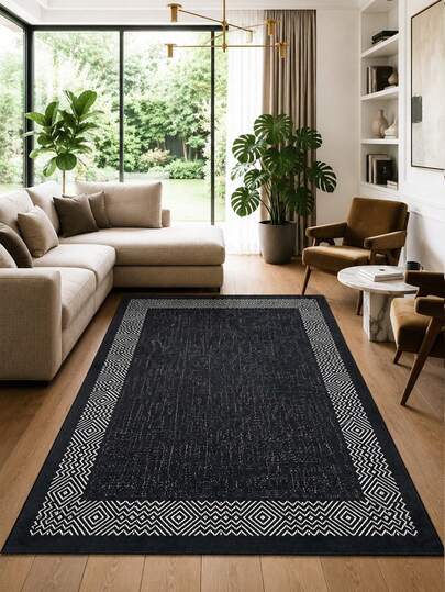 Modern Non-Slip Kitchen Runner Rug, Washable Minimalist Floor Mat For Home Decor, Bedroom, Livingroom Rug, Made In Turkiye 80x200 Cm, 80x300 Cm,100x200 Cm, 120x180 Cm