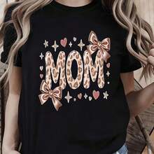 Camiseta para Mujer con Diseño de Cerezas Doradas Brillantes - Negro - Ver 1
