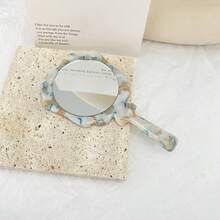 Personalized Custom Handheld Makeup Mirror, Wedding Bridesmaid Souvenir Gift, Ideal Holiday Gifts For Mom, Teachers And Best Friends - Multicolor - View 12