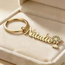 Personalized Spider Web Pendant Necklace, Can Be Engraved With Name/Letters/Text - Vintage Plaque Jewelry, Suitable For Daily Wear By Women, Elegant Gift, Suitable For Halloween, Christmas, Birthdays, And Year-Round Gifting Occasionsv - Multicolor - View 10