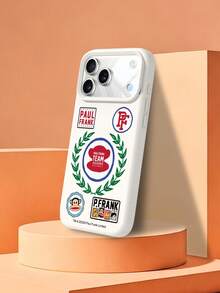 Ốp lưng điện thoại silicon lỏng chính hãng Paul Frank, bảo vệ toàn thân chống sốc với nắp che camera, có logo hình khỉ, gấu, hươu cao cổ, thỏ, thiết kế mới dành cho iPhone 13/14/15/16/17 Pro Max - Nhiều màu - Xem 3