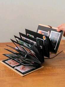 2026 Graduation Foldable Photo Frame, DIY Graduation Photo Album, Multi-Panel Collage Graduation Photo Display Stand, Student Commemorative Photo Album, Desktop Decor Frame, Graduation Gift, Gift Exchange Souvenir - Color - View 1