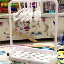 10cm/20cm Doll Clothes Hanger, Doll Clothes Hanger For Labubu, Suitable For 15cm Dress Support Rod Of BJD Star Dolls, Clothes Hanger For Stuffed Animals Plushies, Doll, Doll Clothes Drying Rack, Doll Clothes Display Rack(No Clothes) - Multicolor - View 2