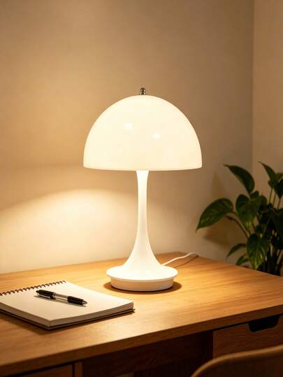 Premium Vintage Mushroom Table Lamp, Touch Control 3-Color Dimmable LED Ambient Light, USB Rechargeable Decorative Lamp For Bedroom Living Room