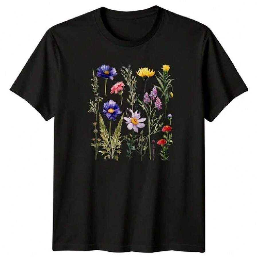 Women T-Shirts - Black - View 1