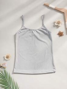 CELILIN 2-In-1 Camisole For Women, Versatile Layering Slip Dress, Slim Fit Breathable Undershirt For Commuting & Dating - Grey - View 6