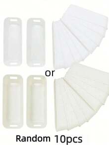 6 piezas/10 piezas Cajas de almacenamiento para cajones de bebé, cajas de almacenamiento con compartimentos blancas/beige, organizadores de cajones de plástico, adecuados para la guardería, fundas de teléfono y accesorios de mesita de noche, diseño minimalista y fresco, ahorro de espacio - Multicolor - Ver 13