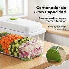 12 Pieces Multifunctional Vegetable And Fruit Cutter Grater Peeler Chopper Kitchen Tool - Green - View 6