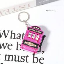 1PC Exquisite Fashion Mini Cartoon Game Console Pendant Keychain For Girls, Ladies Backpack Charm, Perfect Gift For Friends, Girlfriends, Classmates, Party, Festival & Birthday Presents - A - View 4