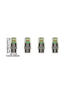 (Random Appearance Color) 1 SET Tire Pressure Monitoring Cap Car Tire Pressure Monitoring Plastic Core Set Tire Pressure Cap Tire Pressure Cap - View 7