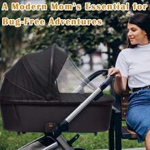 1pc Baby Stroller Mosquito Net, Suitable For Strollers, Cribs, And Portable Mini Cots. A Must-Have For Summer - Multicolor - View 11
