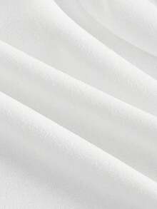 Parte superior de tirantes cruzados con botones de color rojo para mujer, ideal para el verano - Blanco - Ver 4