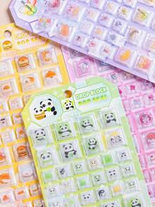 彩色 3D 環氧樹脂貼紙 – 主題款，防水、可重複使用、可重新黏貼、自黏式，高品質樹脂材質，適合裝飾智慧型手機、手機殼、筆記型電腦、PC、平板電腦及文具（筆記本、計畫本、日誌、日記、剪貼簿） - 多色[款式/包裝隨機] - 查看 2