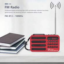 Portable Mini Bluetooth FM Radio Solar Powered Wireless Speaker, Supports USB & TF Card Emergency Playback - View 4