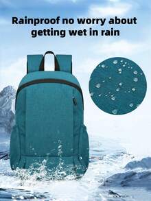 1pc Hiking Backpack, Outdoor Sports Casual Lightweight Backpack, Large Capacity Multi-Function Travel Backpack For Men And Women - Multicolor - View 5