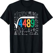 67 Shirt For Math Teachers 4489 Root Shirt Six Seven Tee T-Shirt - Black - View 1
