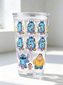 Disney 9张可爱莉萝与史迪奇数字贴纸，迪士尼可爱贴纸，防水贴纸，适用于生日装饰、日记、计划本、美观DIY用品 - 貼紙 - 查看 4