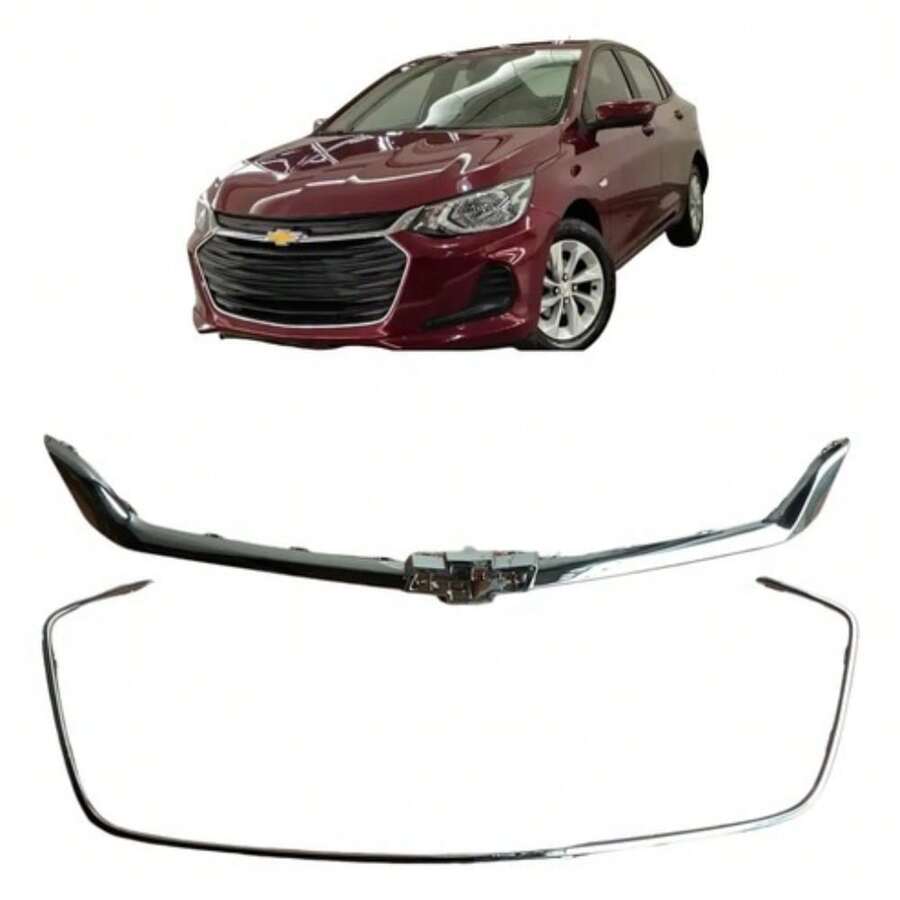 Kit Friso Grade  Lt Ltz Turbo 2020 2021 2022 2023 Cromado - A - Visão 1