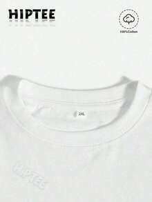 Camiseta unisex de manga corta 100% algodón con estampado de paisajes y letras y hombros caídos |         Camiseta Casual de Moda con Cuello Redondo y Manga Corta |         Ropa Urbana Retro Vintage de Talla Grande Y2K |         Ropa de Tallas Grandes para Mujer para Todas las Temporadas - Ropa Diaria Universitaria para Hombres y Mujeres 100% Algodón - Blanco - Ver 4