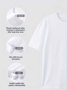 Matching Couple T-Shirts 'I HAVE EVERYTHING I NEED/I AM EVERYTHING' - 1 Piece Crew Neck Couple T-Shirt, Valentine's Day Gift For Husbands, Anniversary Sets For Couples, Comfortable, 100% Cotton, Short Sleeve, Unisex Cotton Graphic T-Shirt. - 白色 - 查看 4